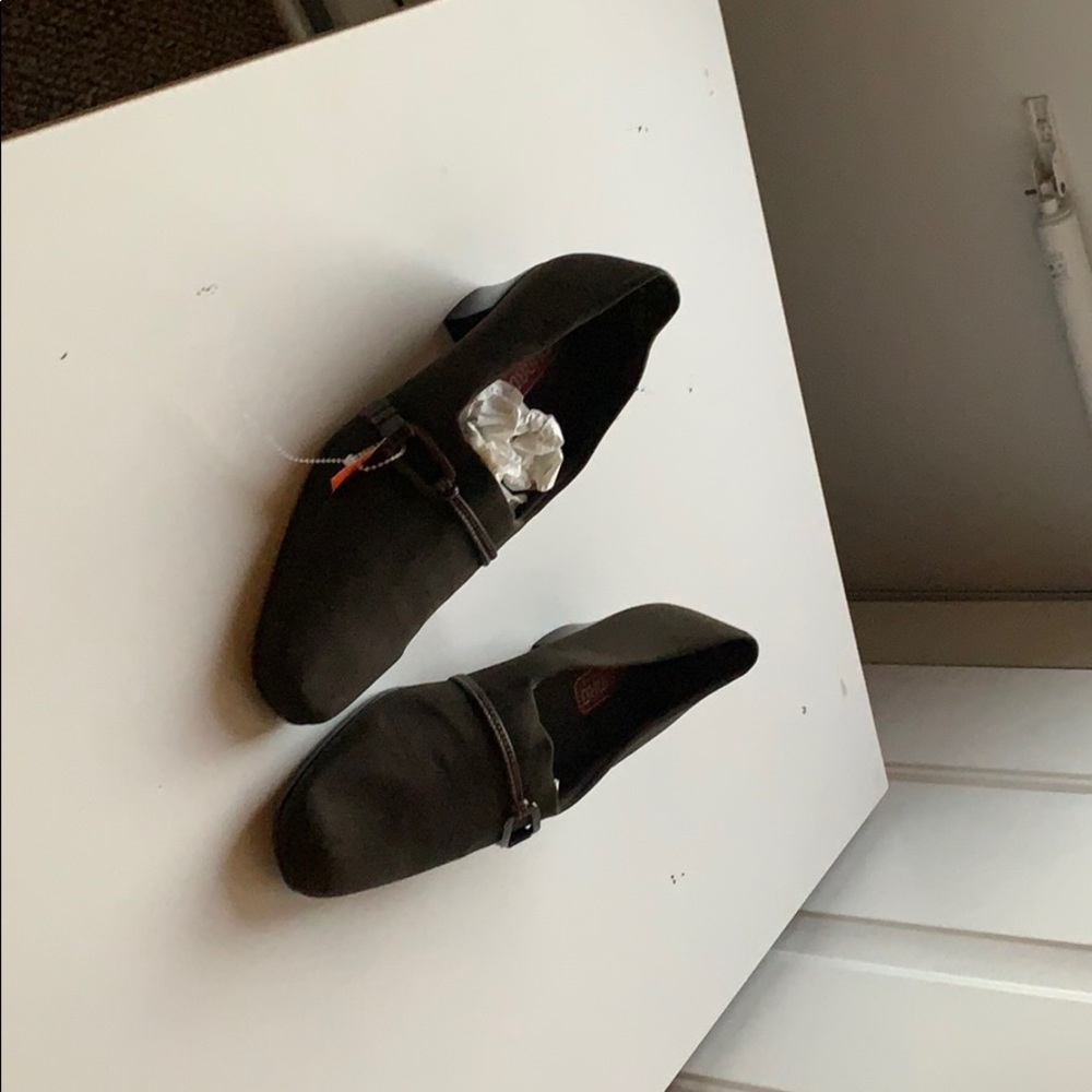 Suede brown shoes